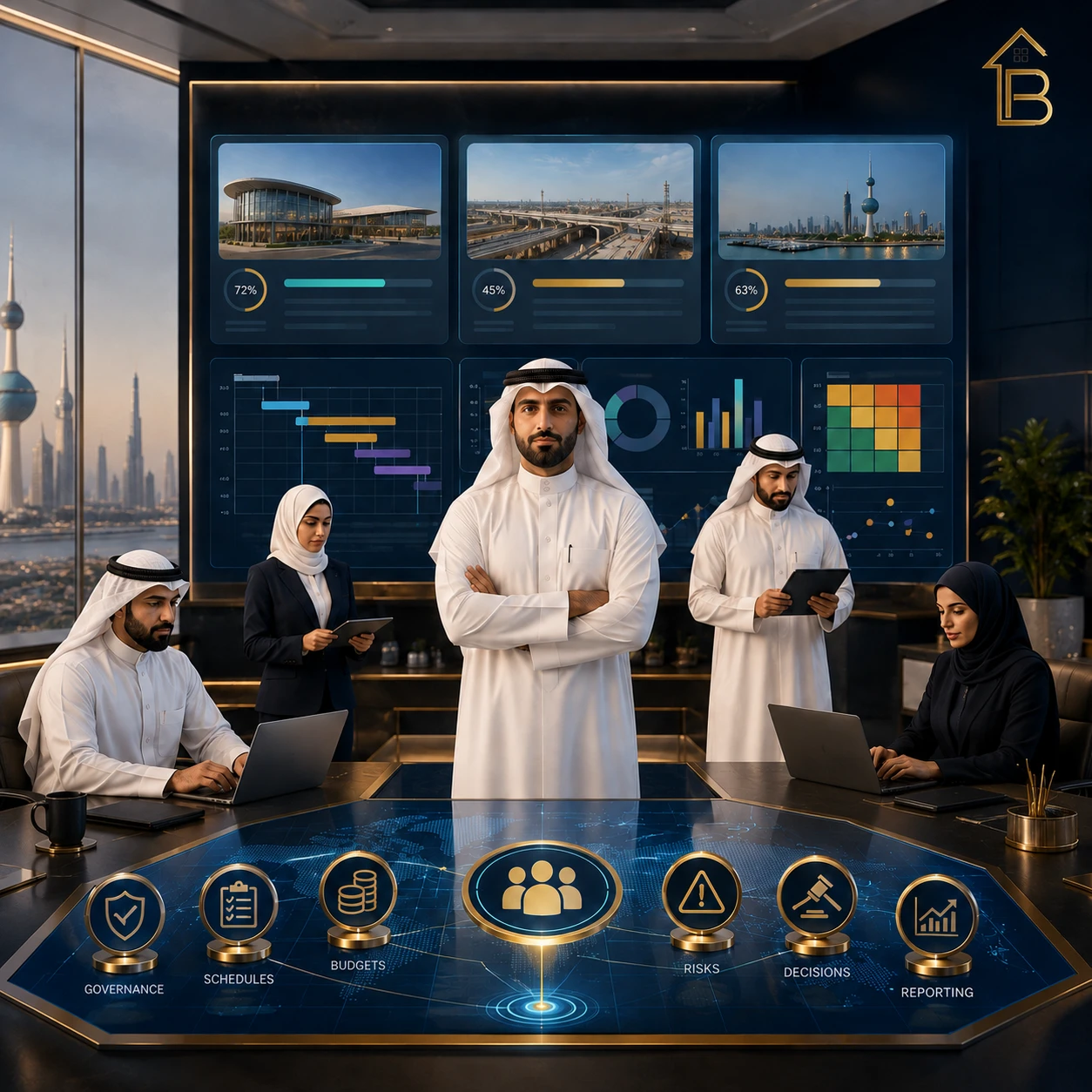 باقة تأسيس وتشغيل مكتب إدارة المشاريع (PMO)
