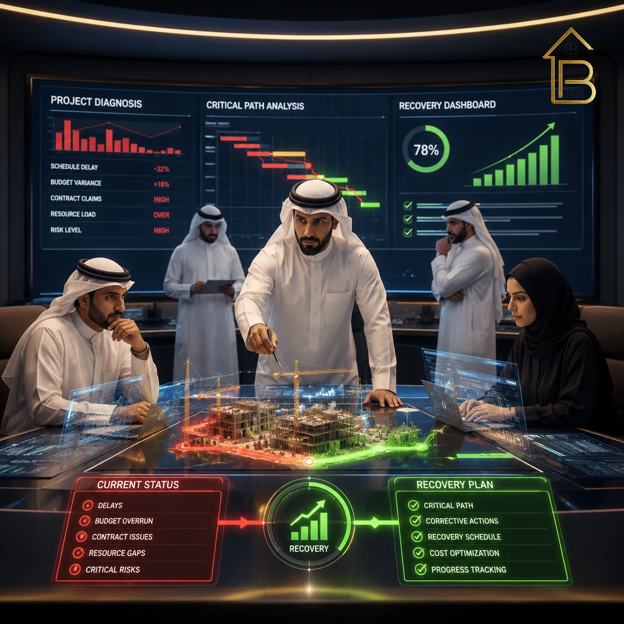 باقة إنقاذ وإعادة تنظيم المشاريع المتعثرة