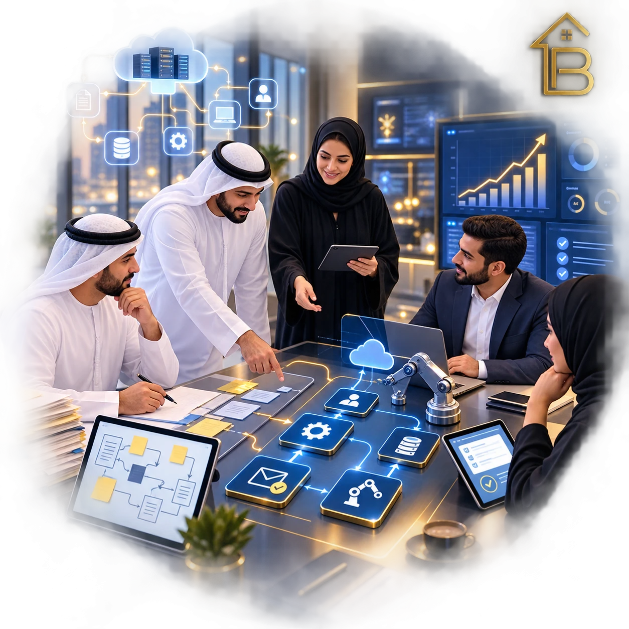 باقة التحول الرقمي وأتمتة إجراءات العمل